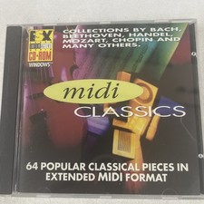 Midi Classics 64 popular retro 1994 CD-Rom Windows nonmusicians can make music picture