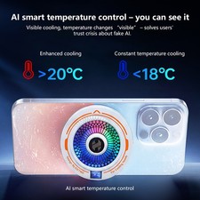 H7 AI Smart Phone Cooler – Magnetic or Clip‑On 3‑Level Semiconductor Cooling picture