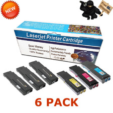 6 PK C3760DN Color Toner Set for Dell C3760DN C3765DNF C3760N C3760 C3765 3760 picture