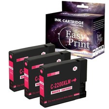 3PK PGI-2200XL Magenta Ink Cartridge for Canon Maxify MB5020 MB5120 MB5320 picture