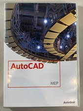 AutoDesk AutoCAD MEP 2008 Software Disc w/ Manual / Serial Number Upgrade picture