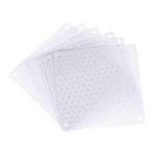 6PCS PC Dust Filter 120x120mm Computer Case Cooler Dustproof Mesh Grills White picture