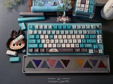 Prebuilt Customized Mechanical Keyboard  QK75 Lake Blue SET(no pad no Wristrest) picture