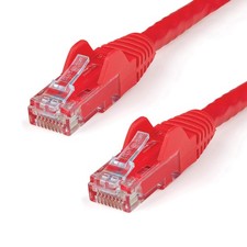 StarTech.com 2m CAT6 Ethernet Cable - Red CAT 6 Gigabit Ethernet Wire -650MHz 10 picture