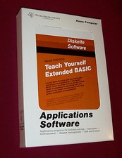 NEW TI-99/4A TI-99/4 Disk TEACH YOURSELF EXTENDED BASIC NOS Diskette Educational picture