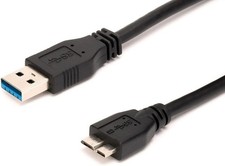 2pcs 1FT External 1TB 2TB USB 3.0 Cable Cord For Seagate Backup Plus Hard Drive picture