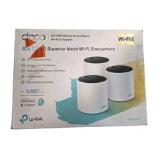 TP-Link Deco X25 AX1800 WiFi 6 Whole Home Mesh System 3-Pack Dual Band Open Box picture