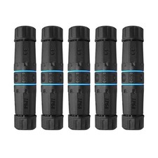 5PCS RJ45 Coupler Waterproof Connector IP68 Waterproof Ethernet Outdoor LAN C... picture