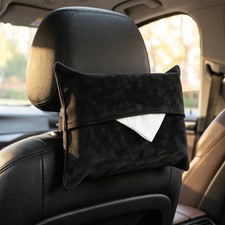 1 PC Car Tissue Holder, Soft-Leather Car Napkin Holder for Seat Back Armrest,... picture