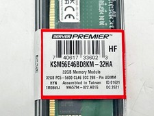 Kingston Server Premier 32GB DDR5 5600 ECC UDIMM KSM56E46BD8KM-32HA New Sealed picture