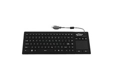 Seal Shield SealTouch Glow Waterproof Wired Keyboard with Touch Pad, Black picture