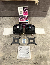 (2) Cooler Master CPU Fan Heatsink 92mm 3-Pin Intel LGA775/1366 CI5-9JDSB-PL picture
