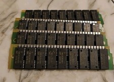Set 4, TI 1MB 30-Pin SIMM 80ns FPM Parity RAM For Mac/386/486/Atari/Amiga TESTED picture