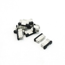 10 Pcs FFC FPC 6 Pin Bottom Connect 0.5mm Pitch Ribbon Connector Socket picture