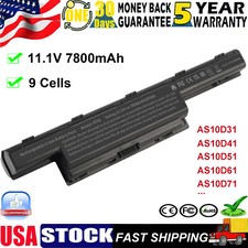 9Cells Laptop Battery For Acer 4741 7741 AS10D31 AS10D51 AS10D61 AS10D73 AS10D71 picture
