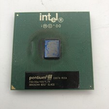 Rare Intel Pentium III SL4CG 733MHz Vintage 733/256KB/133MHz FSB Socket 370 1.7v picture