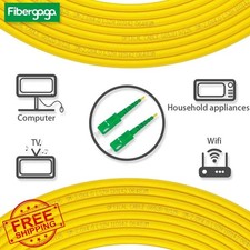 Fibergaga OS2 SC/APC to SC/APC Fiber Patch Cable 30m Single Mode Simplex picture