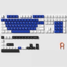 138 Keys Retro Dark Grey Red PBT Keycaps Cherry Profile Mechanical Keyboard picture