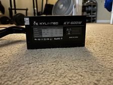 Kylintec KY-600W 600W ATX PSU Non-Modular Black 115/230V 24pin PCIe picture