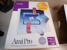 Lotus Ami Pro Word Processing Release 2.0 For Windows 5.25
