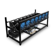 Kingwin 8 GPU Miner Rig Case Frame – Premium Stackable Aluminum Mining Enclosure picture