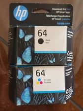 Mar/2026 Genuine HP 62 Combo 2-PACK Black Tri-Color Ink Cartridges picture
