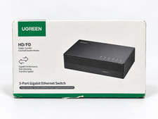 UGREEN 5-Port Gigabit Ethernet Switch 10/100/1000Mbps Plug & Play RJ45 Network picture