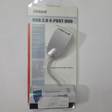  Inland 4-Port USB Hub 2.0 Universal Plug And Play New  picture