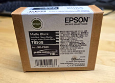 Epson T8508/C13T850800 Matte Black Genuine Ink Cartridge 80ml for SC-P800 picture