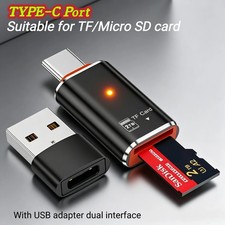 USB C SD TF Card Reader Adapter Memory Card Reader Supports Up to 2TB picture