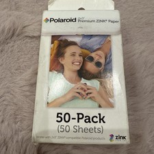 Polaroid Premium ZINK 2x3 inch 50 Sheets Photo Paper New Sealed Made USA picture