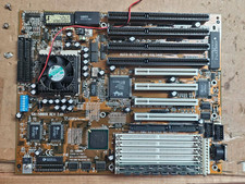 Gigabyte GA-586HX Sockel 7 ISA retro Mainboard + Pentium 200MHz + 32MB RAM Good picture