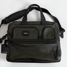 Tumi TUMI Alpha 3 Expandable Laptop Brief Olive Night 15