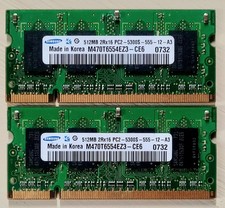 Samsung 512 MB 2Rx16 PC2 - 5300S 555 12 A3 Ram w/o Package picture