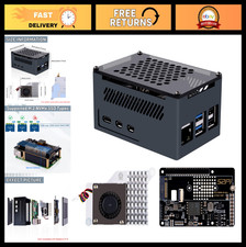 M.2 NVMe M-Key PoE+ Hat for Raspberry Pi 5 with Active Cooler & Aluminum Case picture