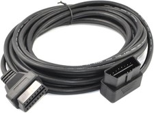 5M/16.4ft OBD II Cable OBD2 16 Pin Right/Left Angle Male to Female OBD Extens... picture