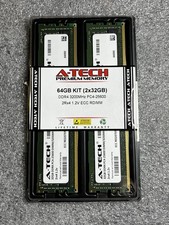 A-Tech 64GB 2x32GB DDR4-3200 PC4-25600 ECC Registered RDIMM Server RAM picture