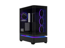 ASUS Prime AP304 ARGB ATX PC Gaming Case Tempered Curved Glass; Four Built-in picture