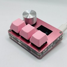 O3C SayoDevice OSU Keyboard Magnetic Pink Hall Switches Rapid Trigger Knob Scree picture