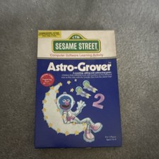 Sesame Street Astro-Grover 2 Early Learning for Commodore 64/128 5.25