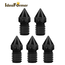 IdeaFormer 5Pcs 0.4/0.6/0.8mm IR3 V2 Hardened Steel Extruder Hotend Nozzle Kit picture