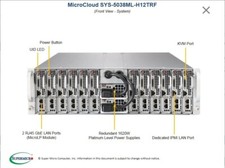 Supermicro Microcloud 3U 12 Node Server 5038ML-H12TRF X10SLE-F E3-1240V3 16GB picture