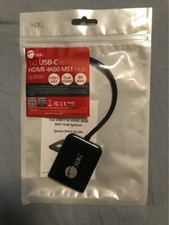 SIIG 1x2 USB-C to HDMI 4K60 MST Hub Splitter CEDP0T11S1 New picture