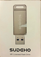 SUDEHO 256GB MFi Licensed Flash Drive – iPhone/iPad/Android/PC/Mac picture