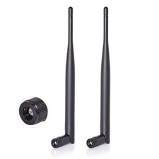 Dual Band WiFi 2.4GHz 5GHz 6dBi SMA Male Antenna 2-Pack 5.8GHz WiFi Antenna picture