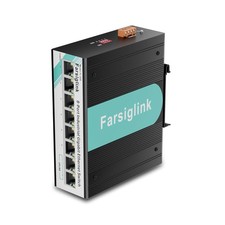 8 Port Industrial Gigabit DINRail Mini Network Switch Plug Play 2 Uplink picture