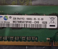 Samsung 2GB DDR3 SDRAM DIMM PC3-10600U 240-Pin RAM Module M378B5673FHO-CH9 picture