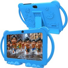 Kids Tablet 7 inch Android 12.0 for Toddler 4GB RAM 32GB ROM Bluetooth IPS Sc... picture