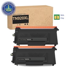 2PK TN920XL High Yield Toner for Brother TN920 XL HL-L5210DW L6210DW MFC-EX915DW picture
