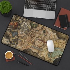 Elden Ring World Map Desk Mat | Gaming Mousepad picture
